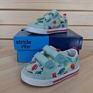 Stride Rite SR-Logan Mint Popsicle BG58999 Size 4.5W | Toddlers | Girls Sneakers